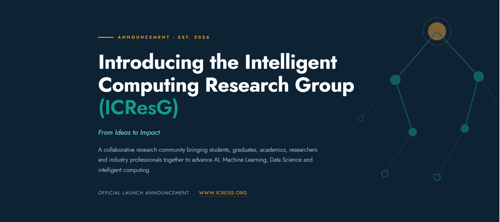 Introducing ICResG: Building a Collaborative Future for Intelligent Computing Research